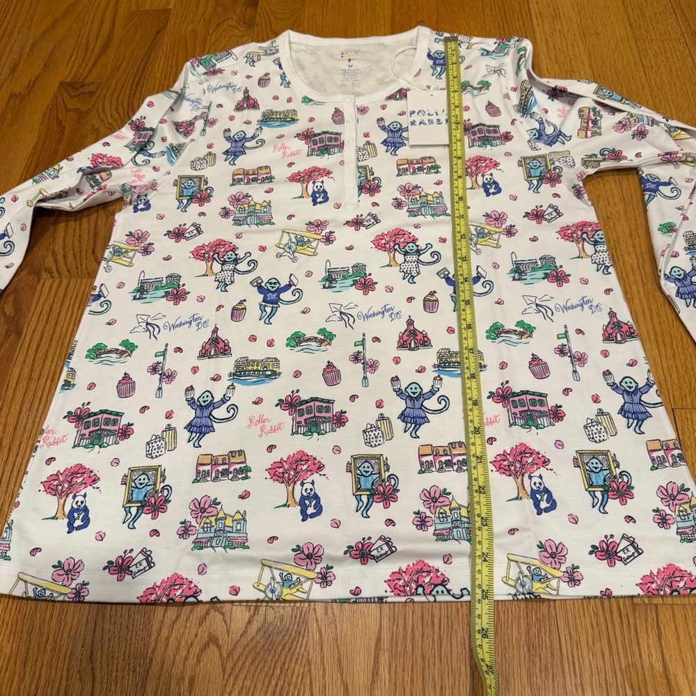 New with tags Roller Rabbit Washington DC Georgetown limited edition pajamas. - Picture 8 of 8